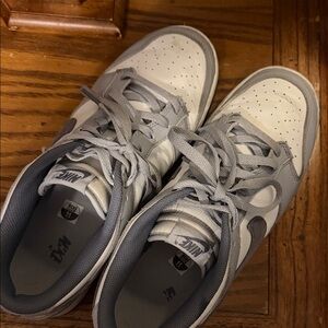 Nike Dual-Tone Gray and White Sneakers